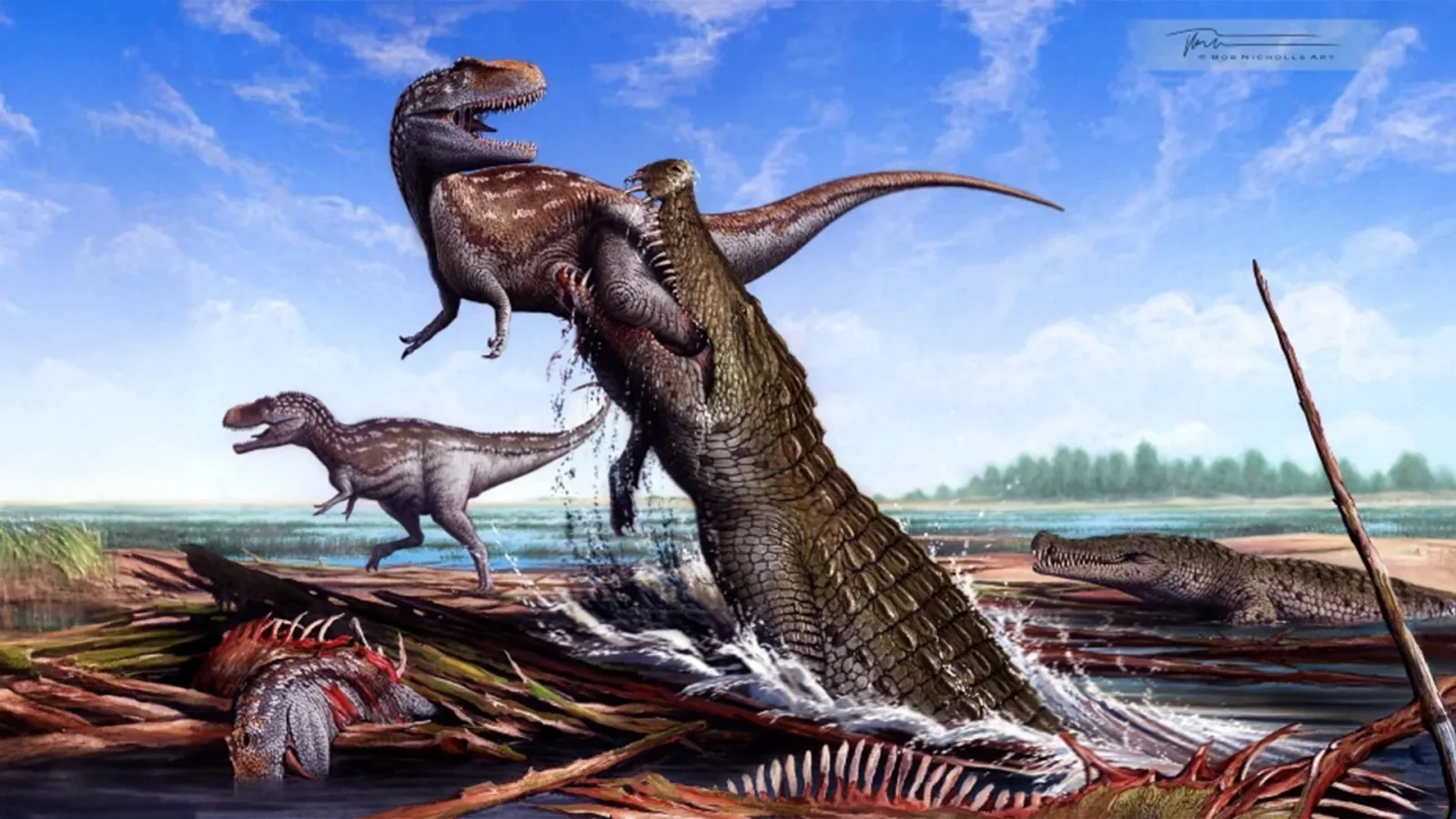 Life-size Deinosuchus replica brings dinosaur-killer back to life