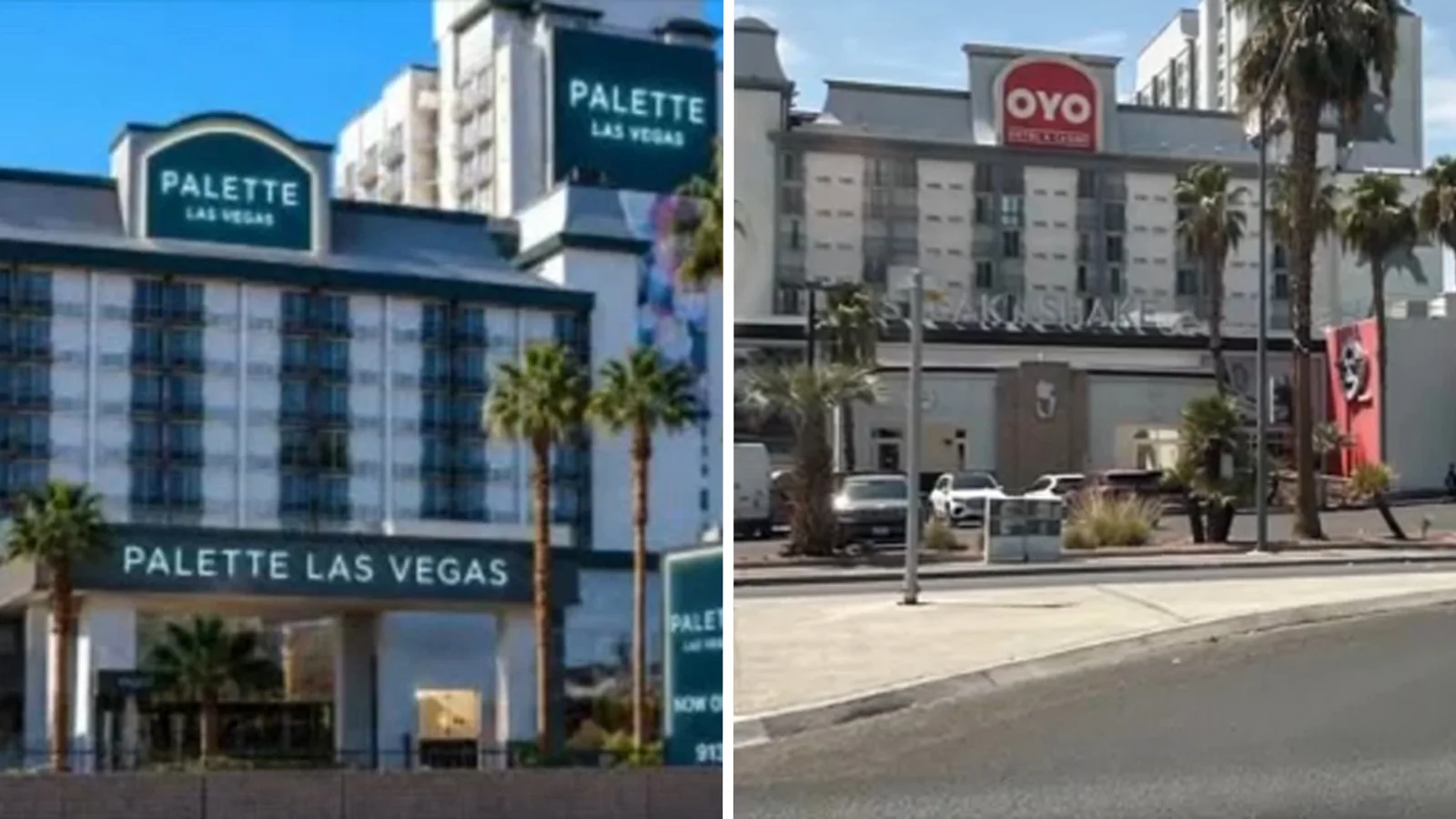 Booked Palette Las Vegas, Found It Was an OYO Hotel
