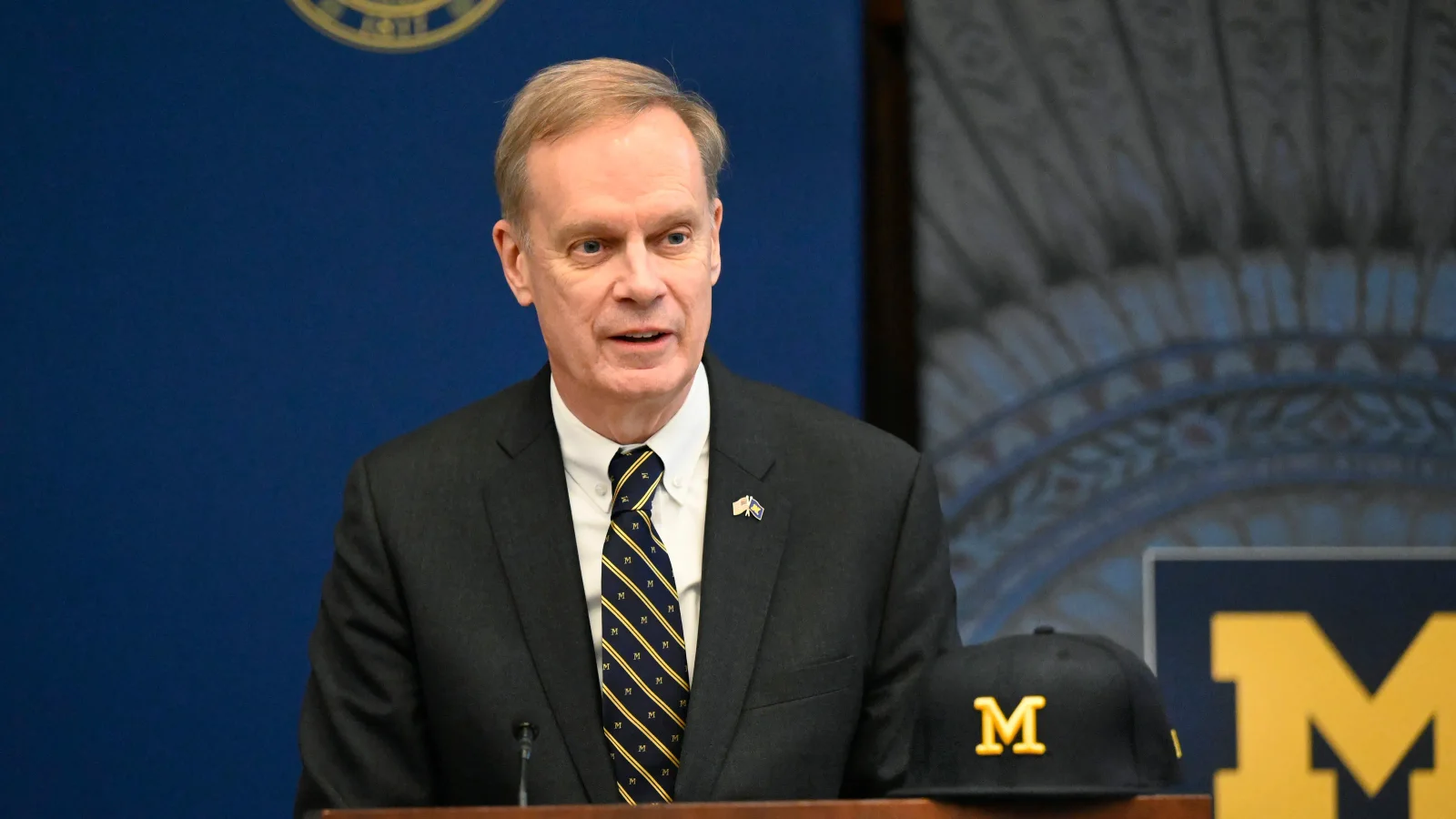 Michigan president-elect diagnosed with brain cancer, delaying leadership transition