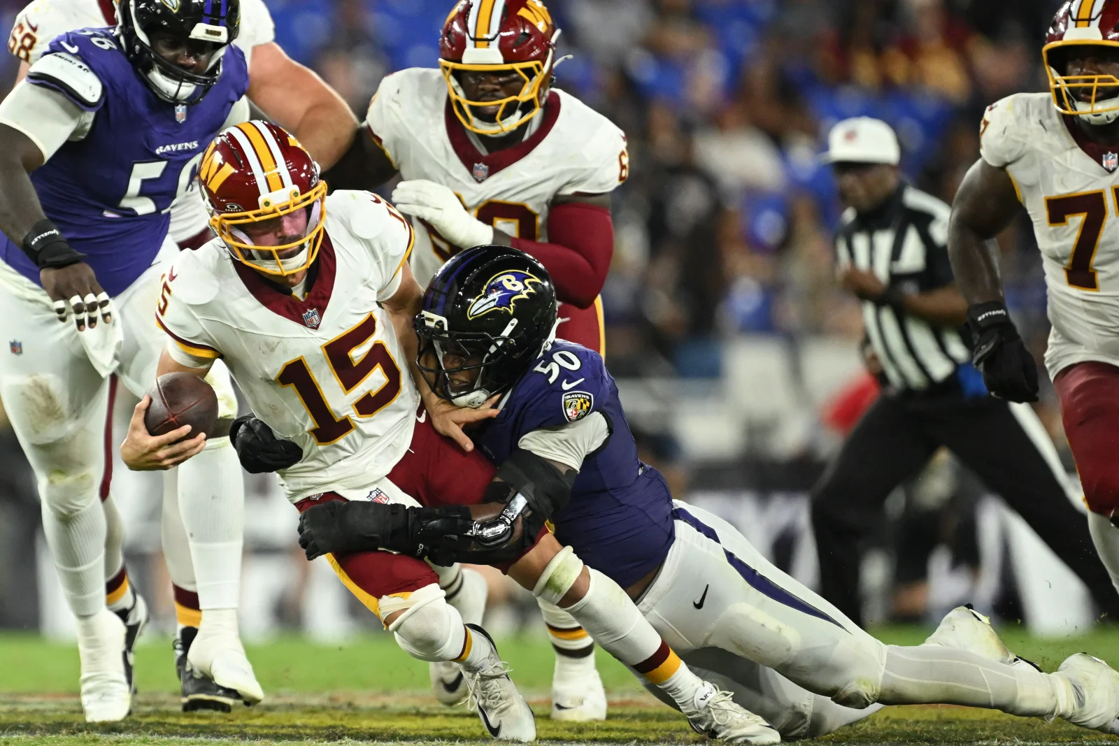 Ravens part ways with edge rusher Adisa Isaac in 53-man cutdown