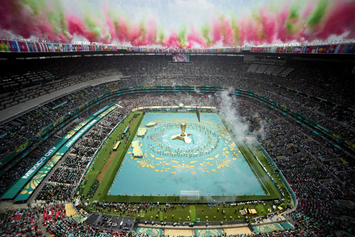 England Faces History at the Azteca Cathedral