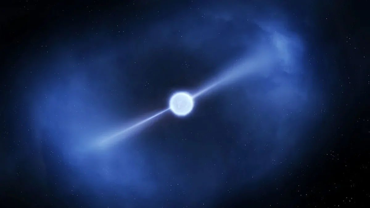 Blue Eye Pulsar Finds Its Voice: Faint Radio Pulses Detected