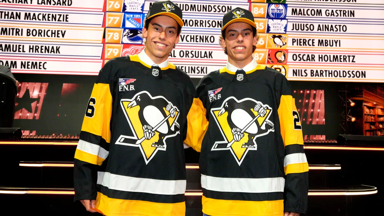 Penguins land Ruck twins, fulfilling a shared draft dream