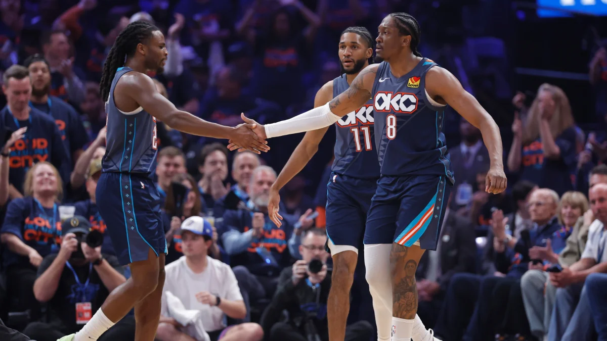 Holmgren shines as Thunder grab 2-0 lead, Williams hamstring could loom large