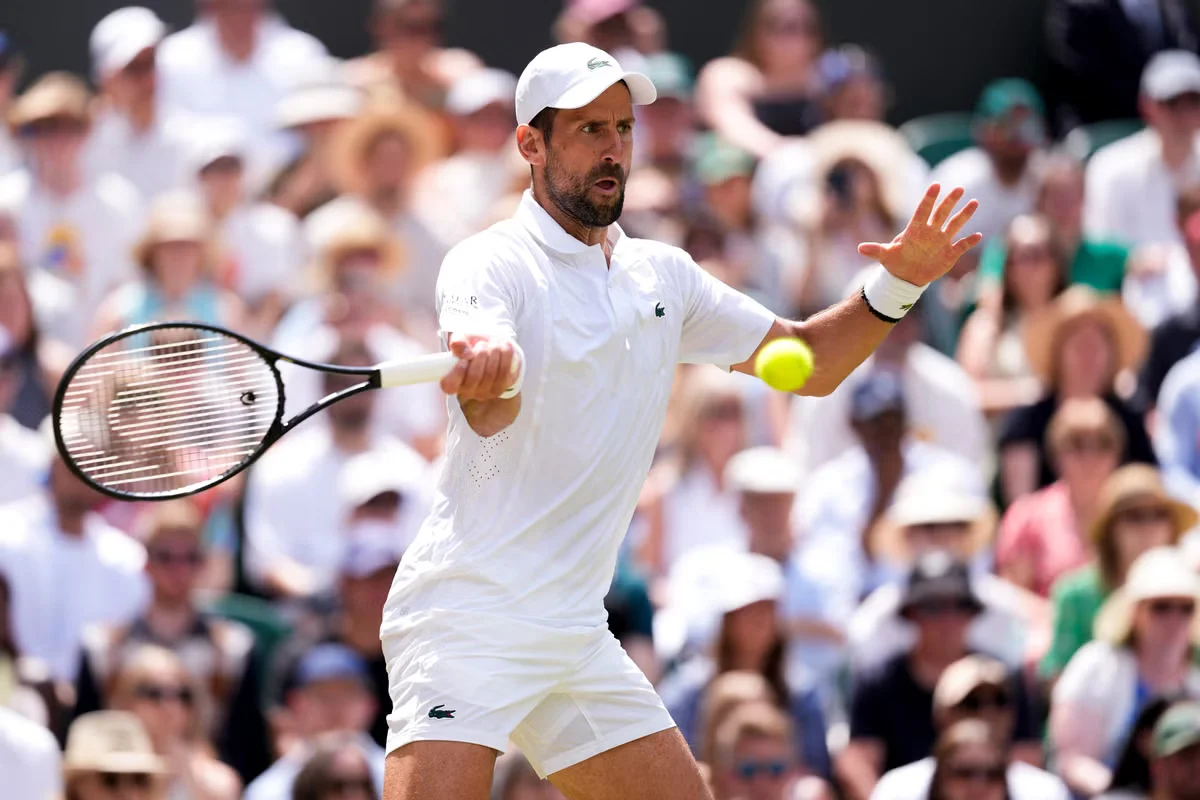 Djokovic battles to overturn early deficit as Safiullin leads Wimbledon showdown
