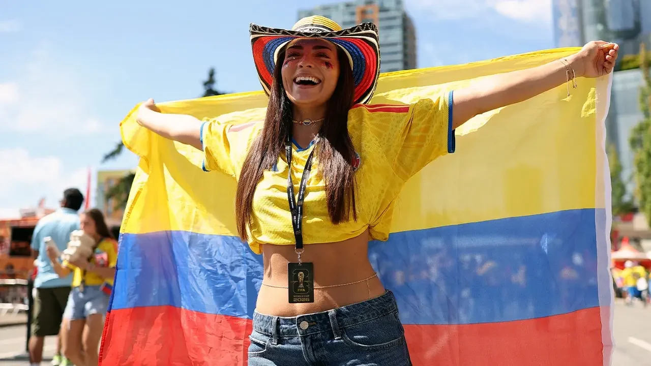Colombia Fans Turn Vancouver Yellow Ahead of World Cup Showdown with Switzerland