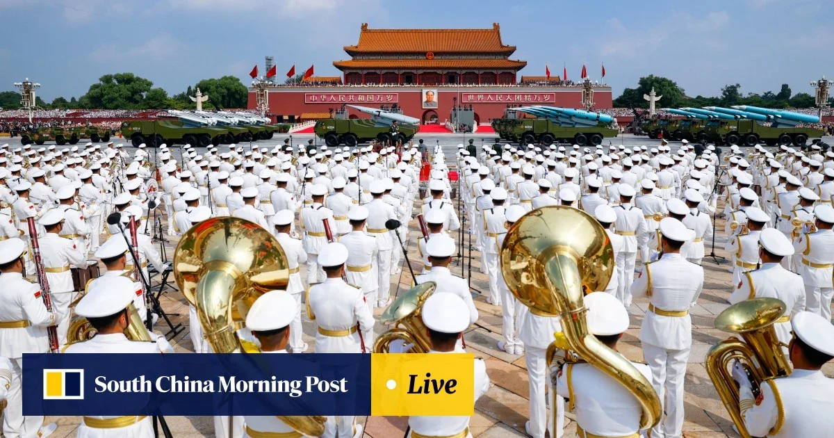 China showcases new PLA weapons at parade, including advanced missiles and stealth drones
