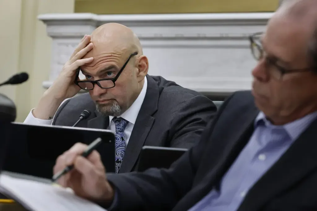 John Fetterman's Senate return marked by choppy opening statement and candid discussion of mental health.