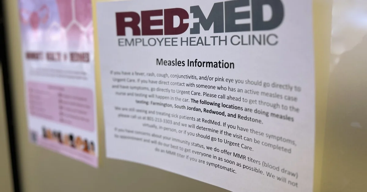 Utah measles outbreak widens statewide as unvaccinated drive cases