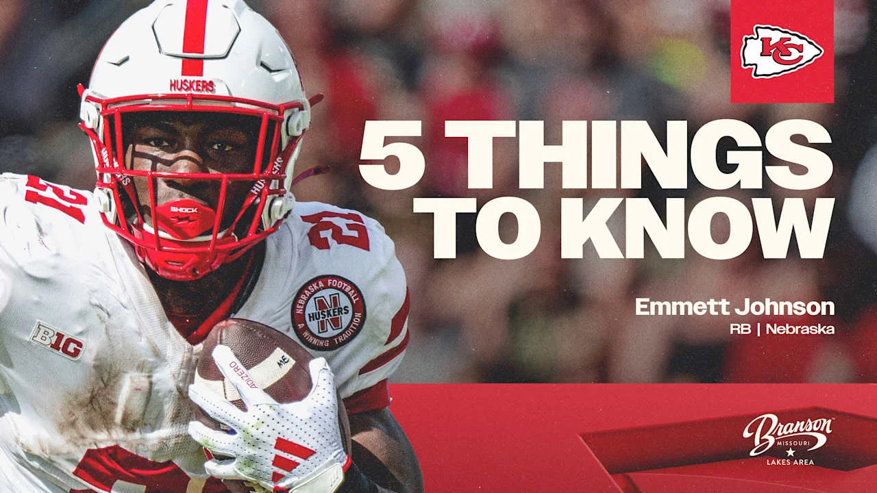 Chiefs land Nebraska RB Emmett Johnson with 161st pick