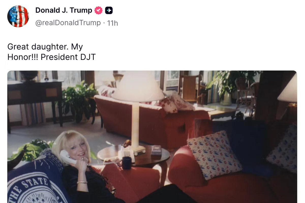 Trump's 'great daughter' post sparks online guessing game over the woman's identity