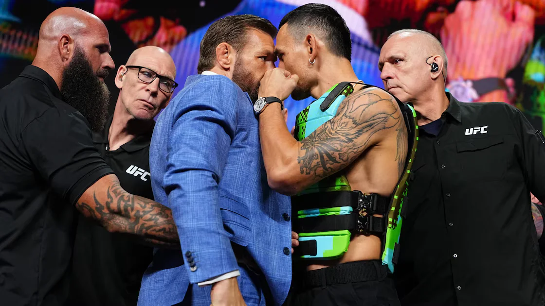 McGregor-Holloway Face-Off Turns Tense Ahead of UFC 329 Rematch