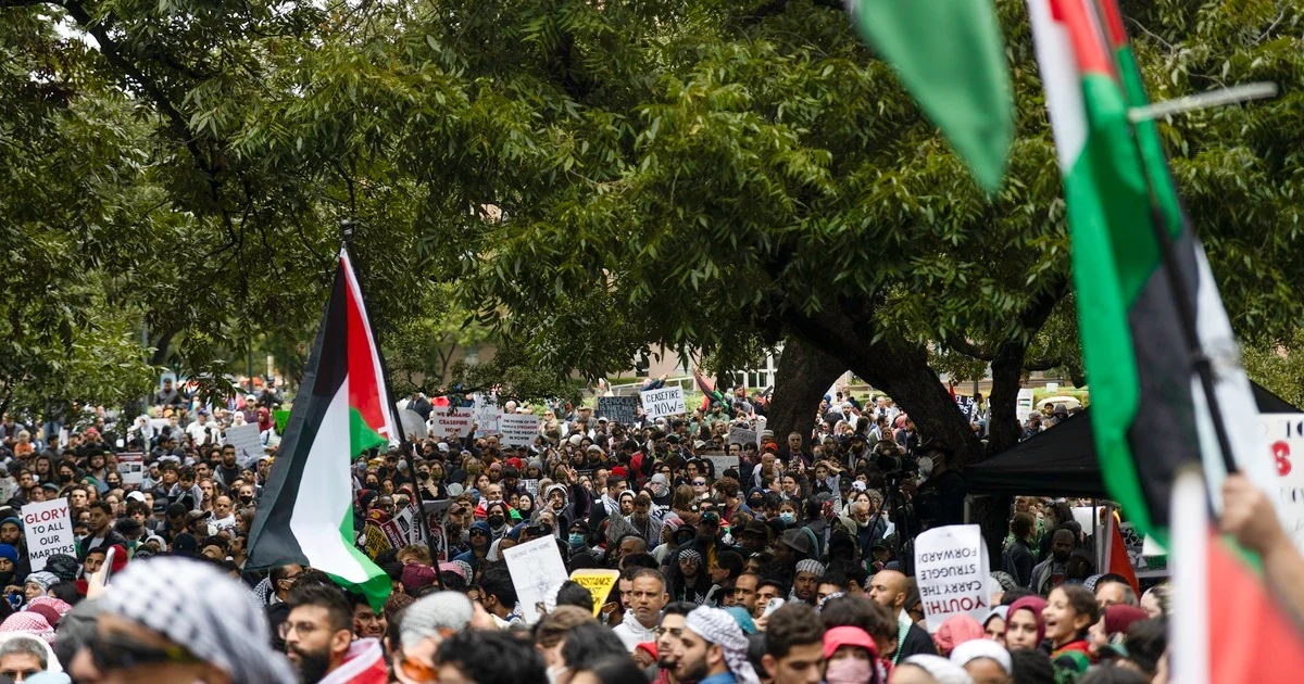 "Texans Unite in Solidarity with Palestine"