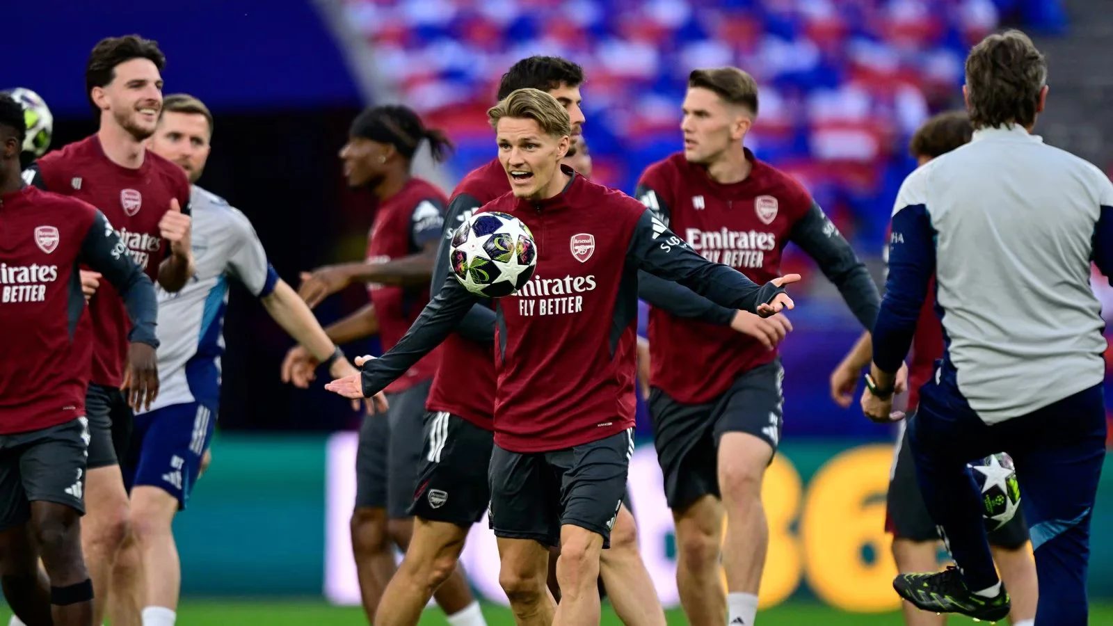 Arsenal sharpen sand in Budapest ahead of CL final with PSG