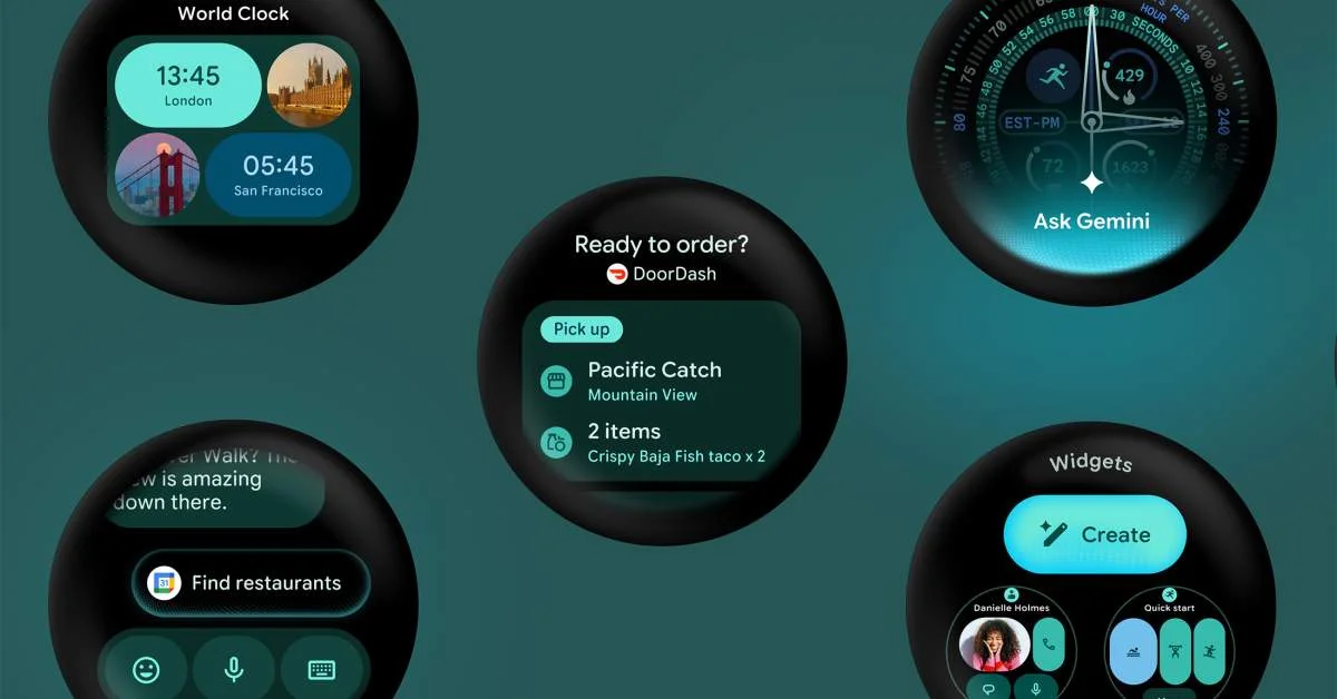 Wear OS 7 Debuts with Gemini Intelligence, Widgets, and Live Updates