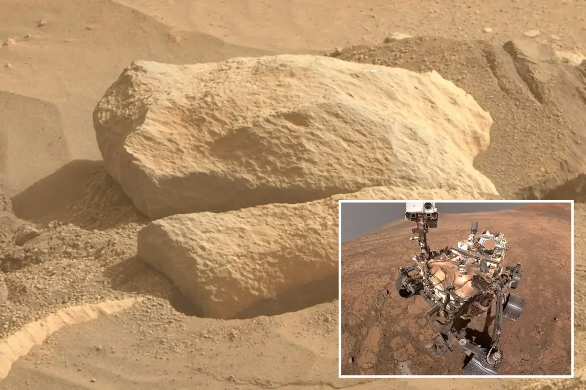 Perseverance captures Mars rock that eerily resembles a dinosaur skull