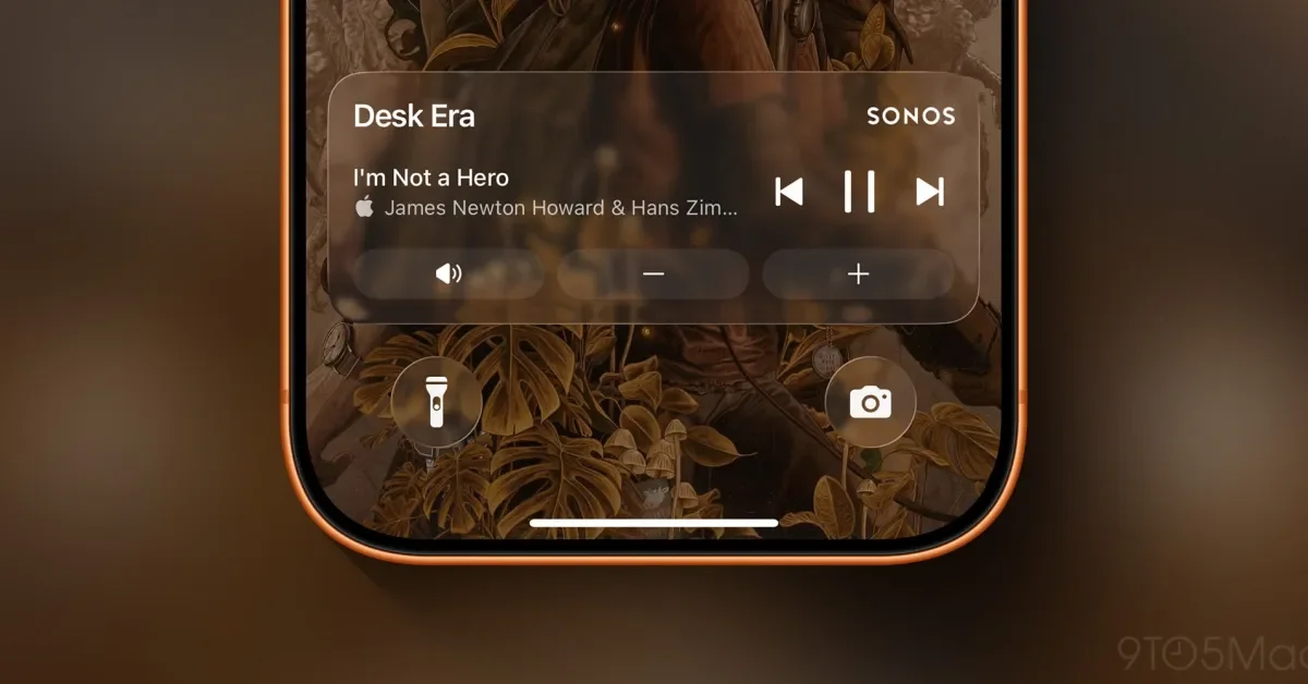 Sonos Brings Live Activities to iPhone Lock Screen