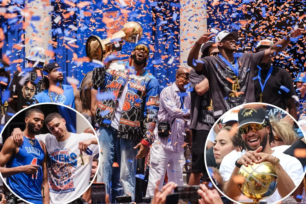 Knicks Celebrate First Title Since 1973 With Broadway Parade