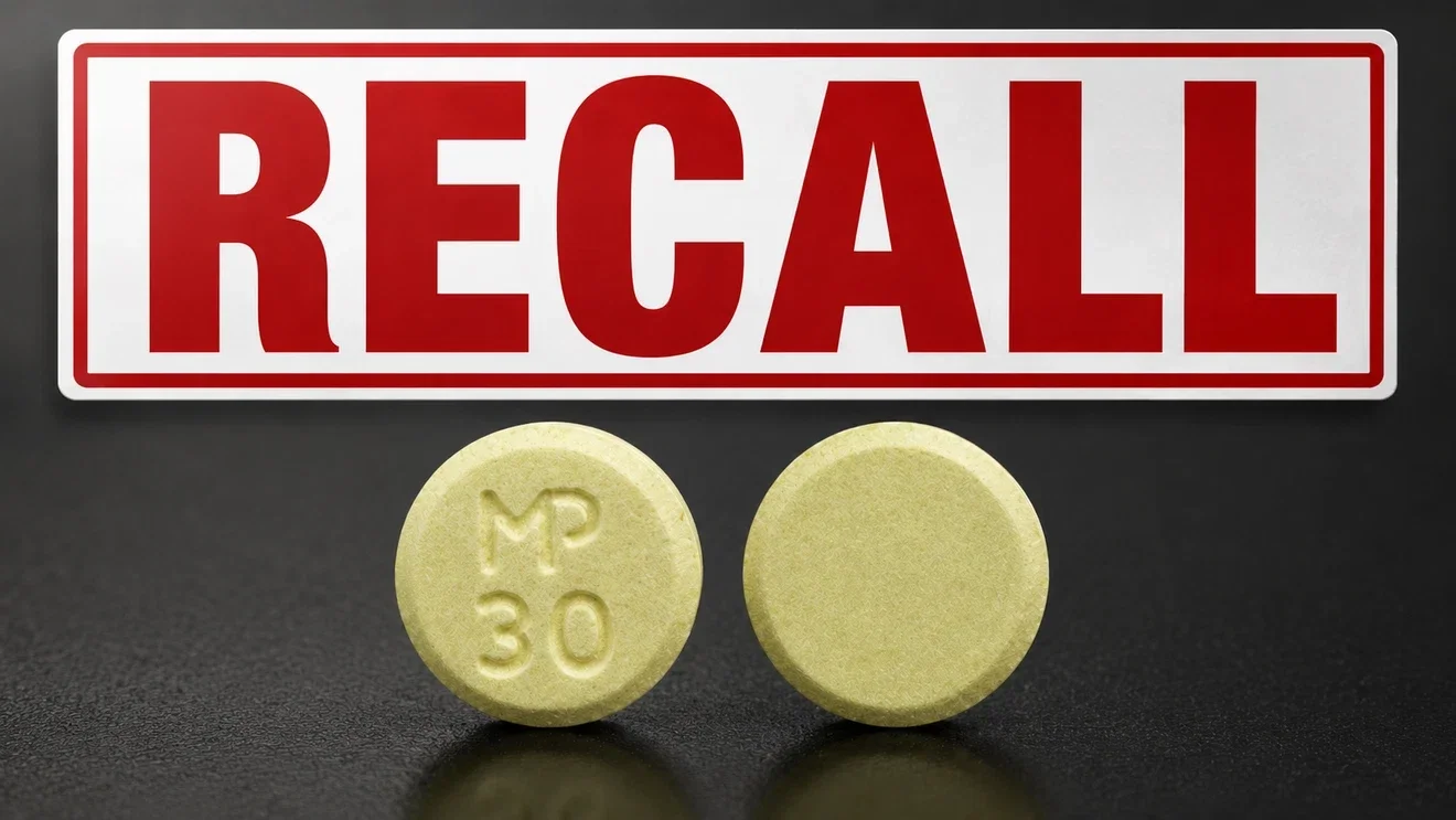Nationwide recall issued for common hypertension drug due to dissolution defect