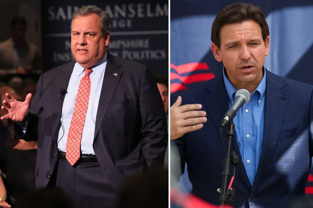 Christie Surges Past DeSantis in New Hampshire 2024 Poll