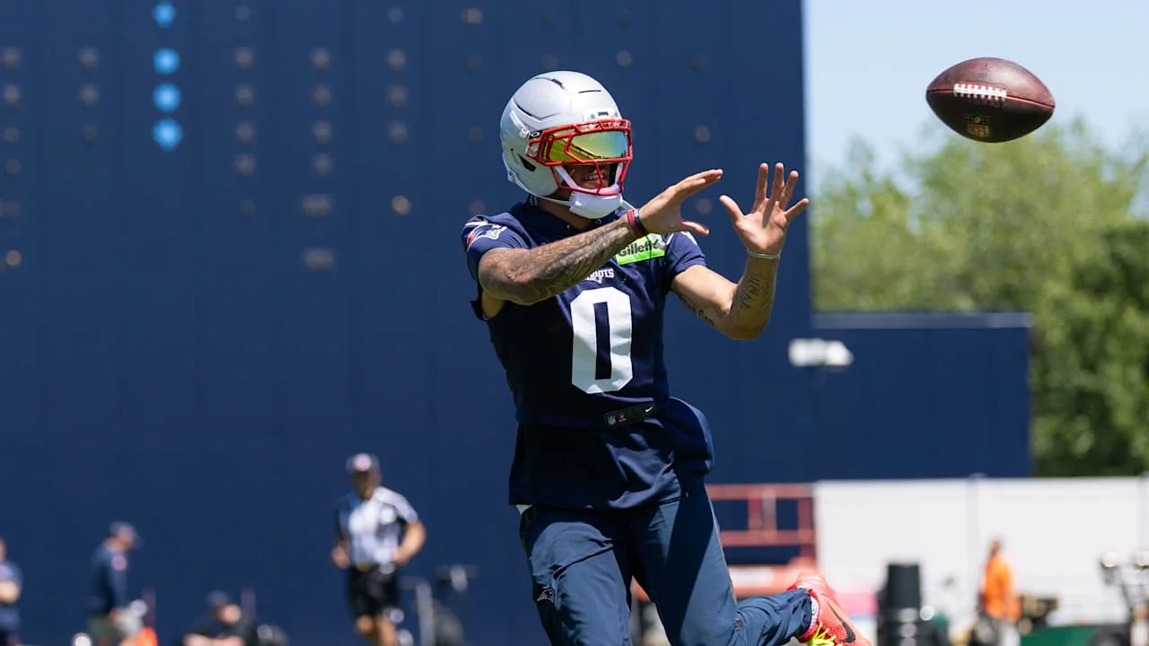 Patriots Minicamp Day 1: Gonzalez and Boutte Attend as Maye Pushes Red-Zone Install
