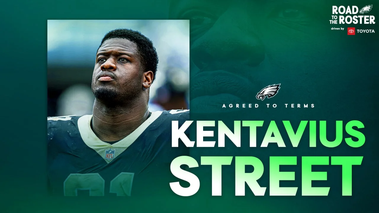 Eagles sign DT Kentavius Street to one-year deal.
