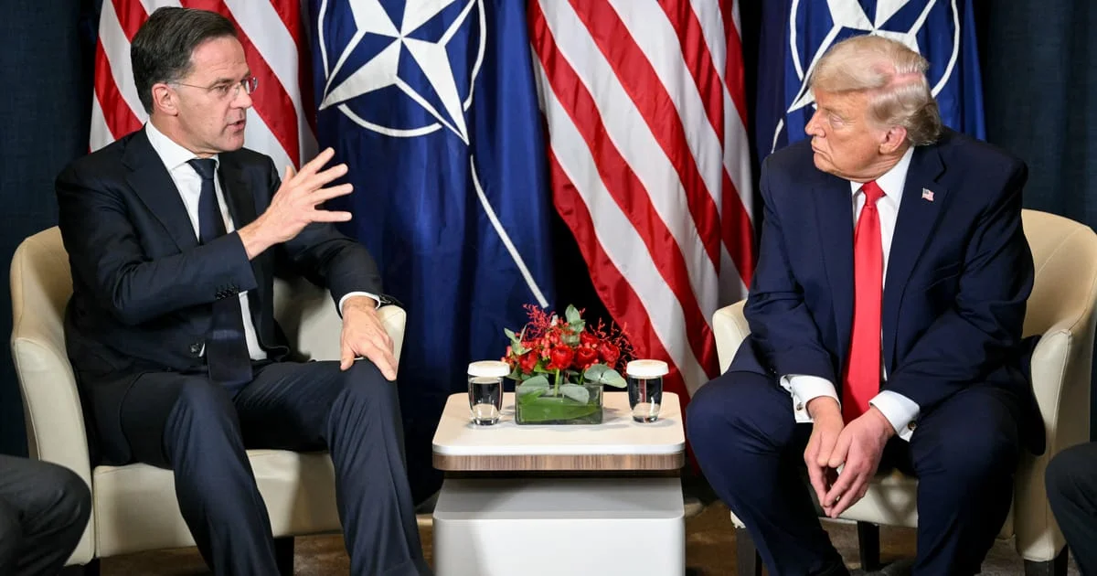 Trump vents at NATO chief over Iran war, hints at reprisals to reopen Hormuz