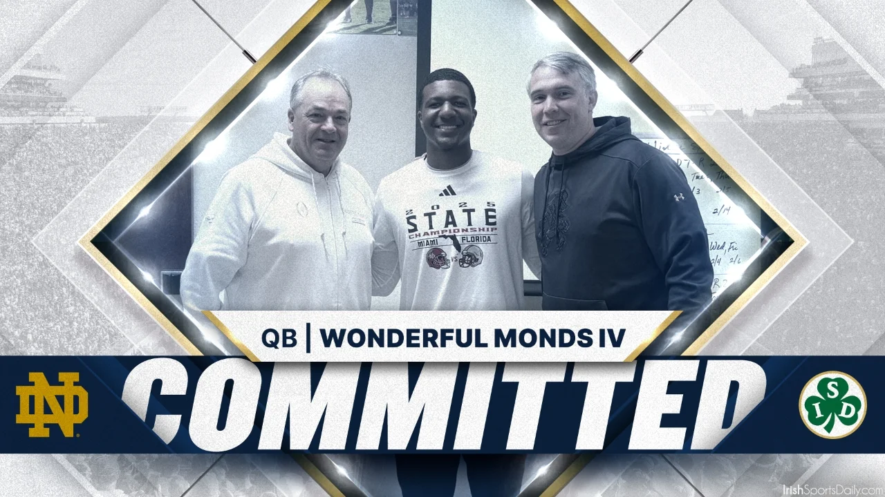 Irish land 2027 QB Wonderful Monds IV after weekend visit