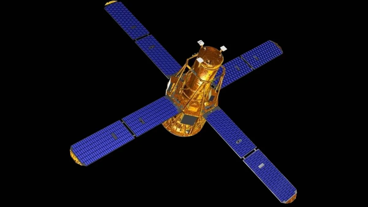 NASA satellite crashes in Sahara Desert.