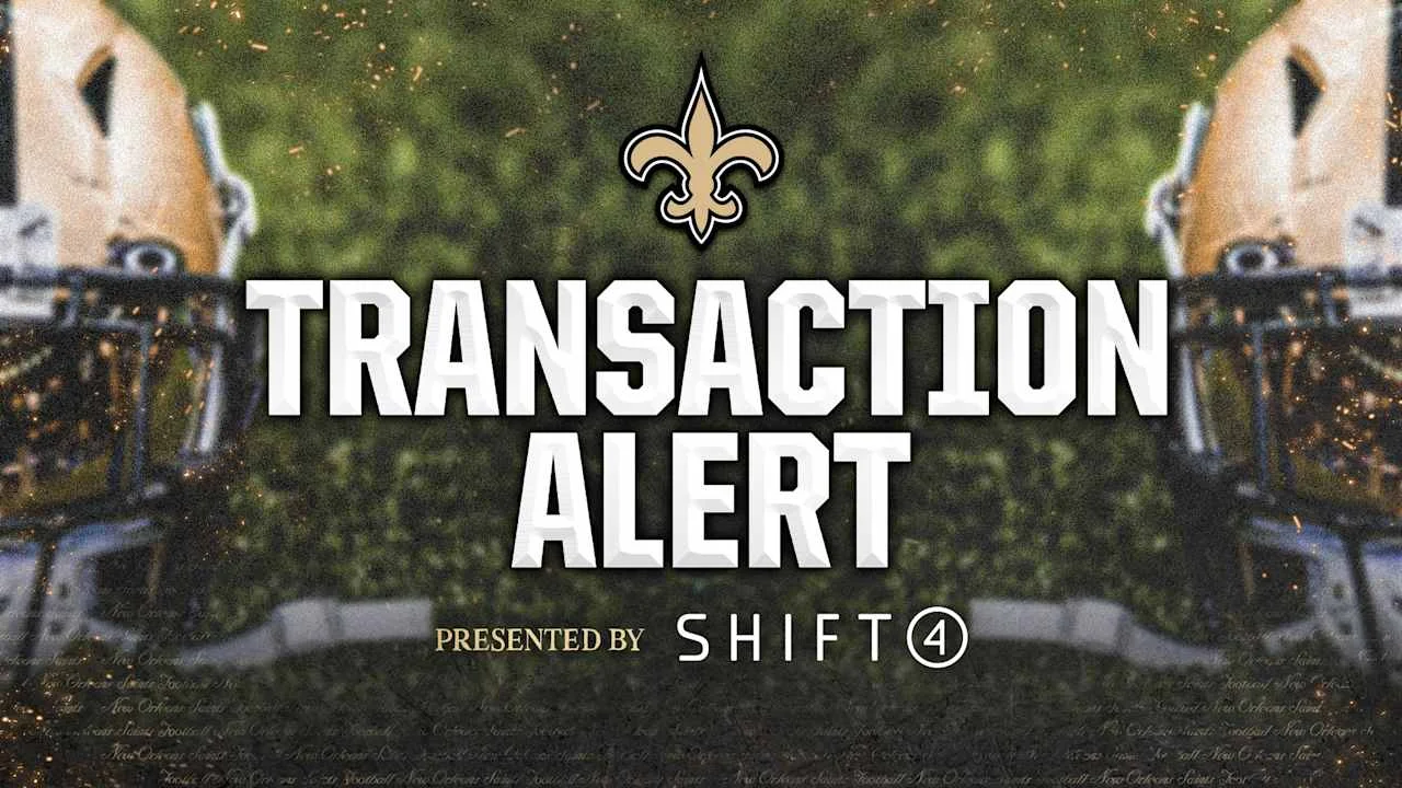Saints waive three players in latest roster moves