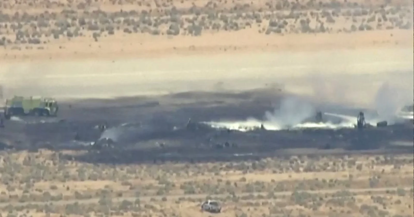 B-52 Crashes After Takeoff at Edwards AFB; Crew Status Unclear