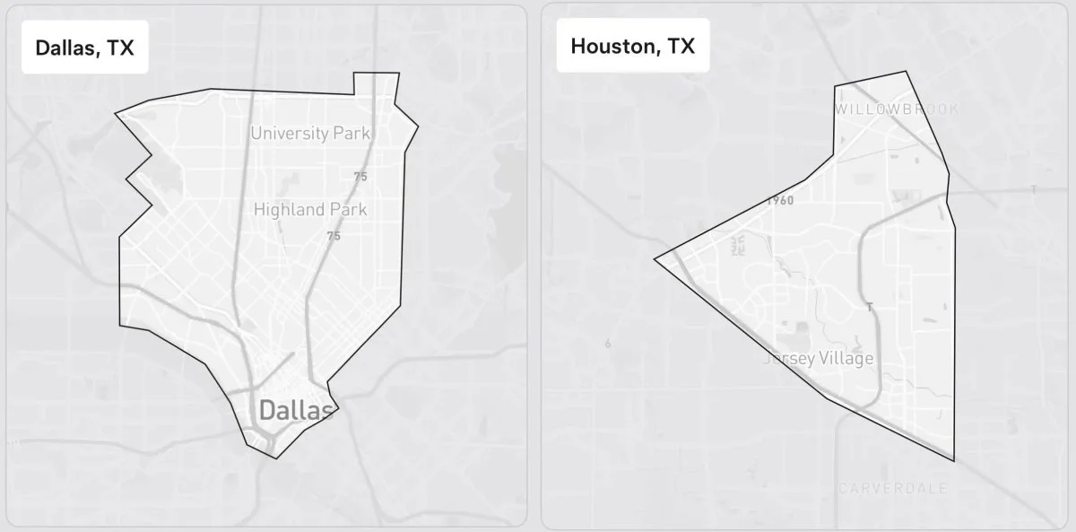 Tesla Expands Unsupervised Robotaxi to Dallas and Houston, Signals Bigger Texas Push