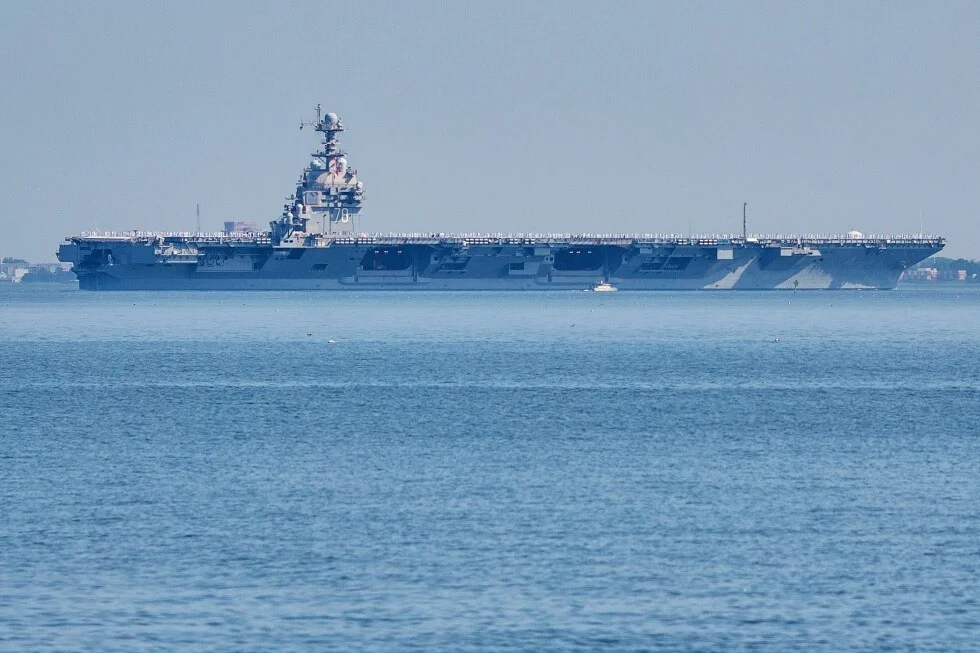 Ford carrier wraps up record-long at-sea deployment