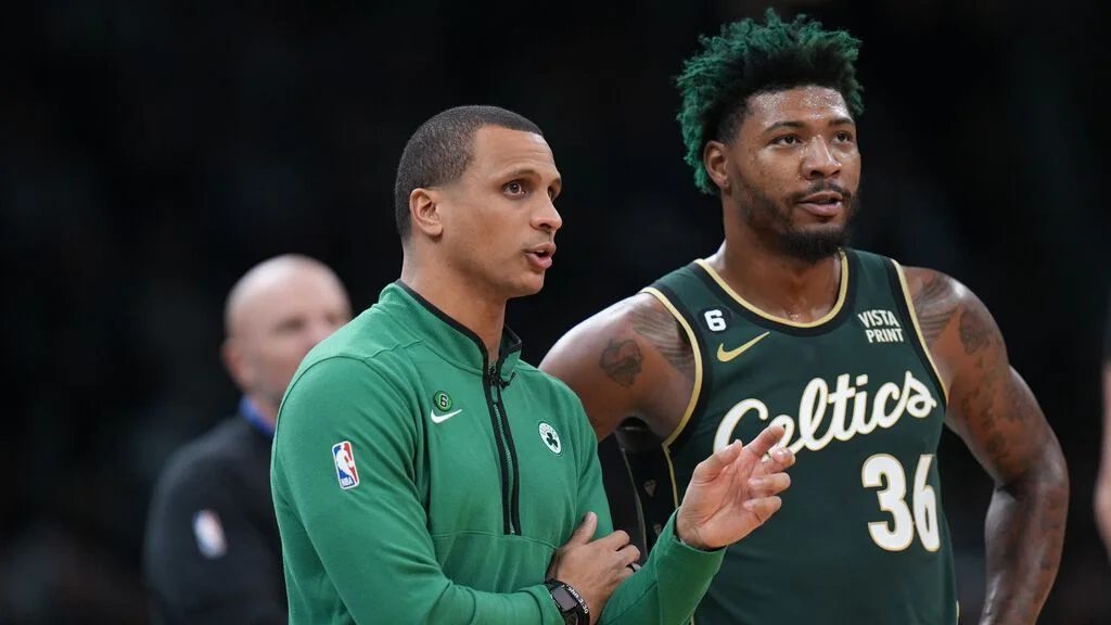 "Marcus Smart praises Joe Mazzulla's ability to learn amid criticism ahead of Celtics vs. 76ers Game 7"