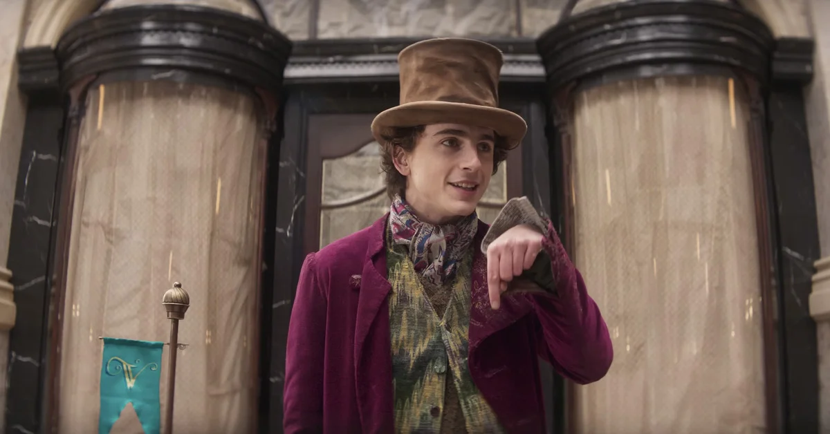 Timothée Chalamet brings pure, golden imagination to 'Wonka' in new trailer