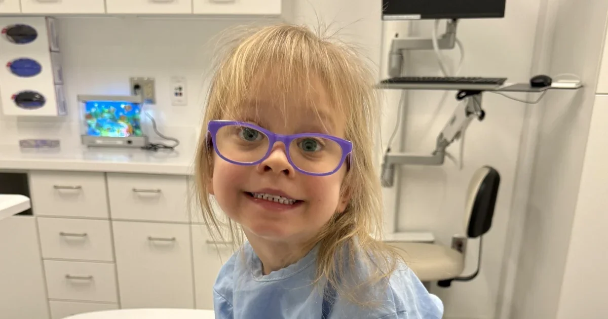 Three-year-old’s battle to save her sight with 14 months of chemo for NF1 brain tumors