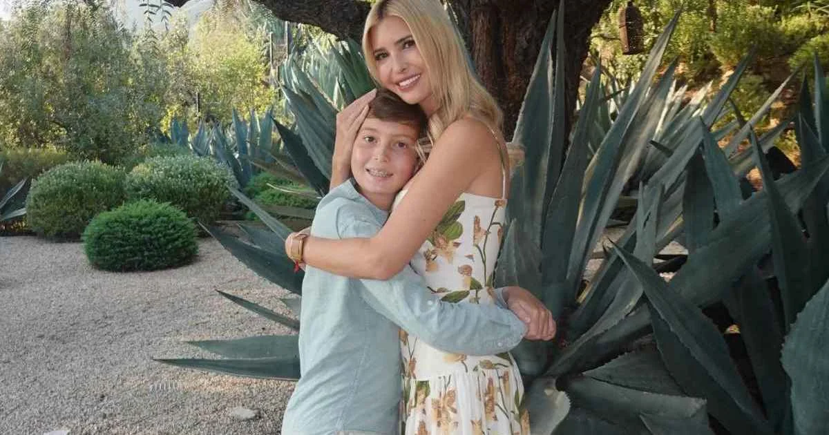 Ivanka Trump Flashes Barely-There Straps in Agua Bendita Floral Maxi