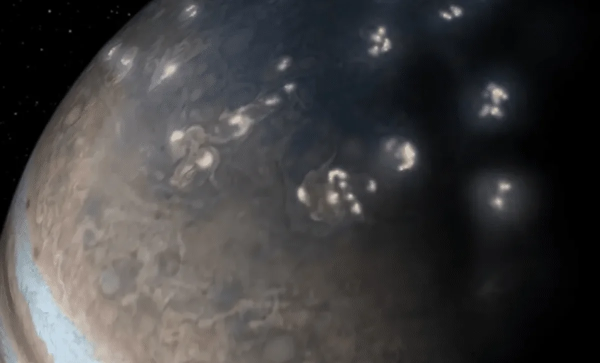 Jupiter’s Lightning Outmatches Earth, Fueled by Deep Hydrogen Storms
