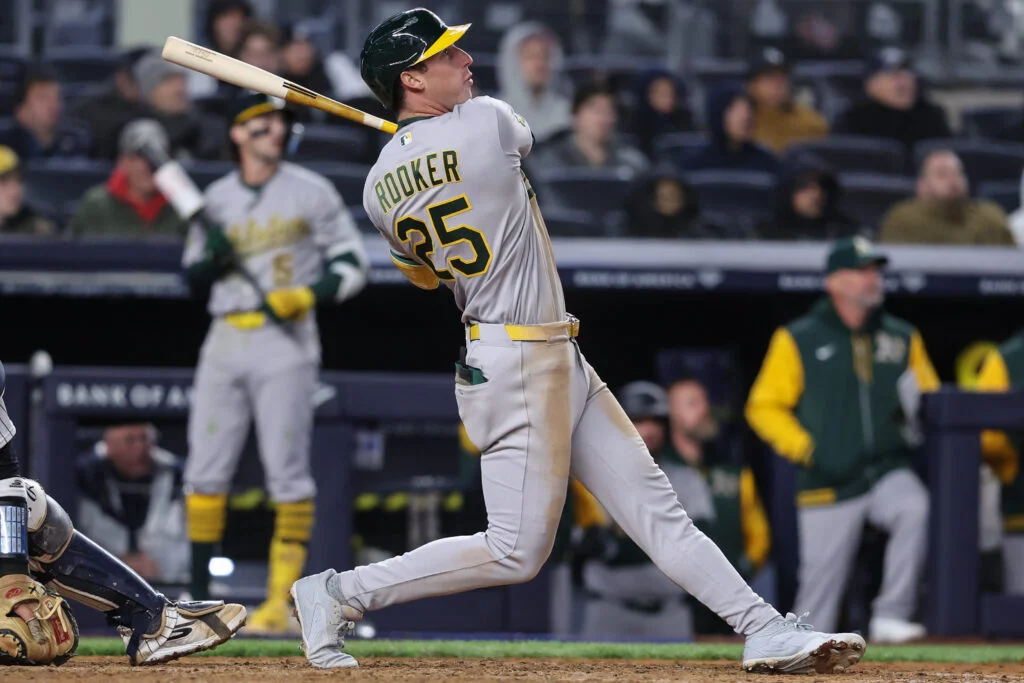 A’s Shorthanded as Rooker Lands on IL, Gelof Recalled