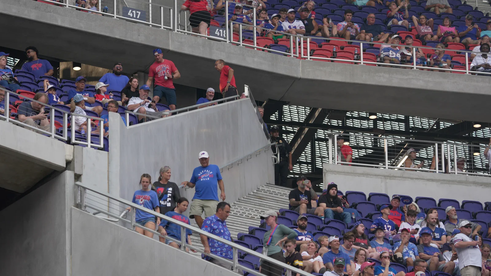Bills push back on obstructed-view backlash after Highmark Stadium debut