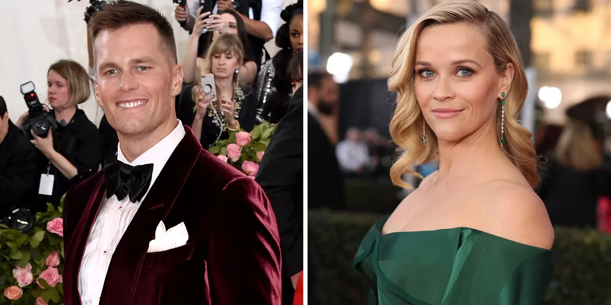 Reese Witherspoon and Tom Brady deny dating rumors amid divorce news.