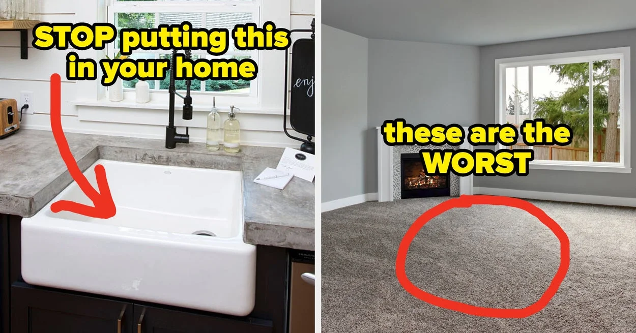When Modern Homes Go Too Far: 17 Trends People Hate