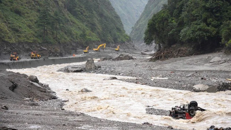 Rescue Resumes as Barrier Lake Threatens Fresh Floods on Nepal-China Frontier