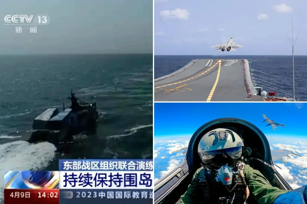China's military drills near Taiwan raise war concerns.