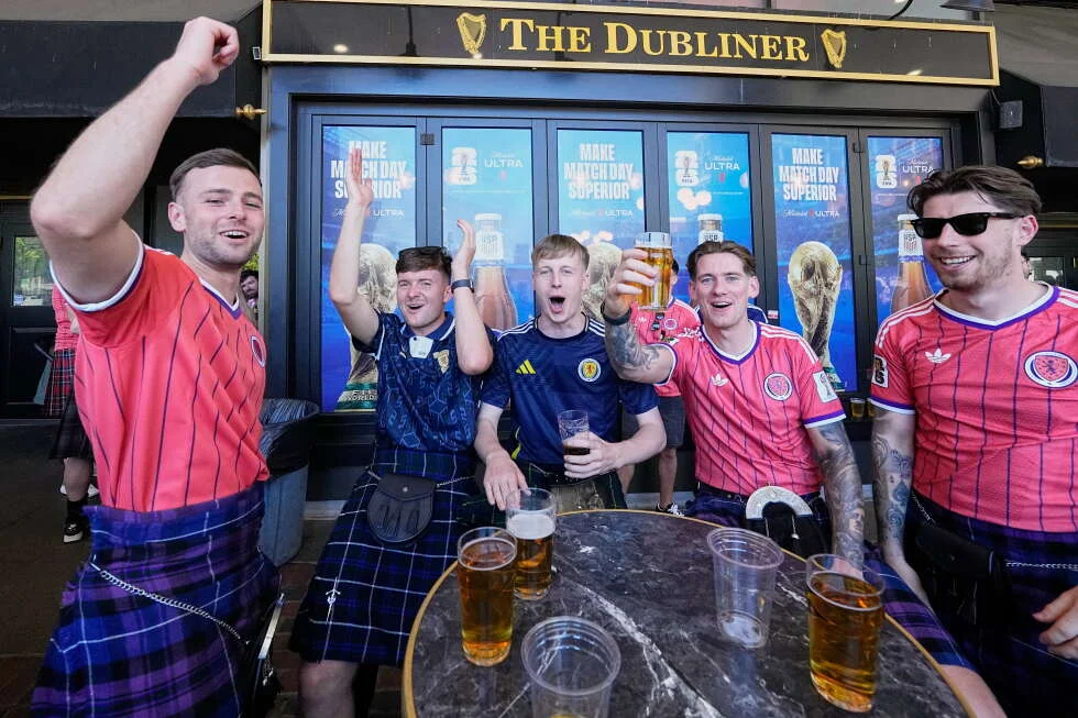Scotland fans flood Beantown for World Cup cheers