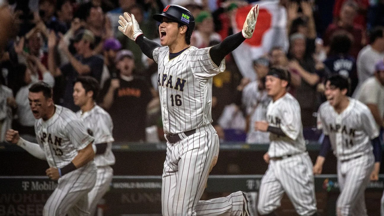 Shohei Ohtani leads Japan to WBC final with hitting and pitching prowess.