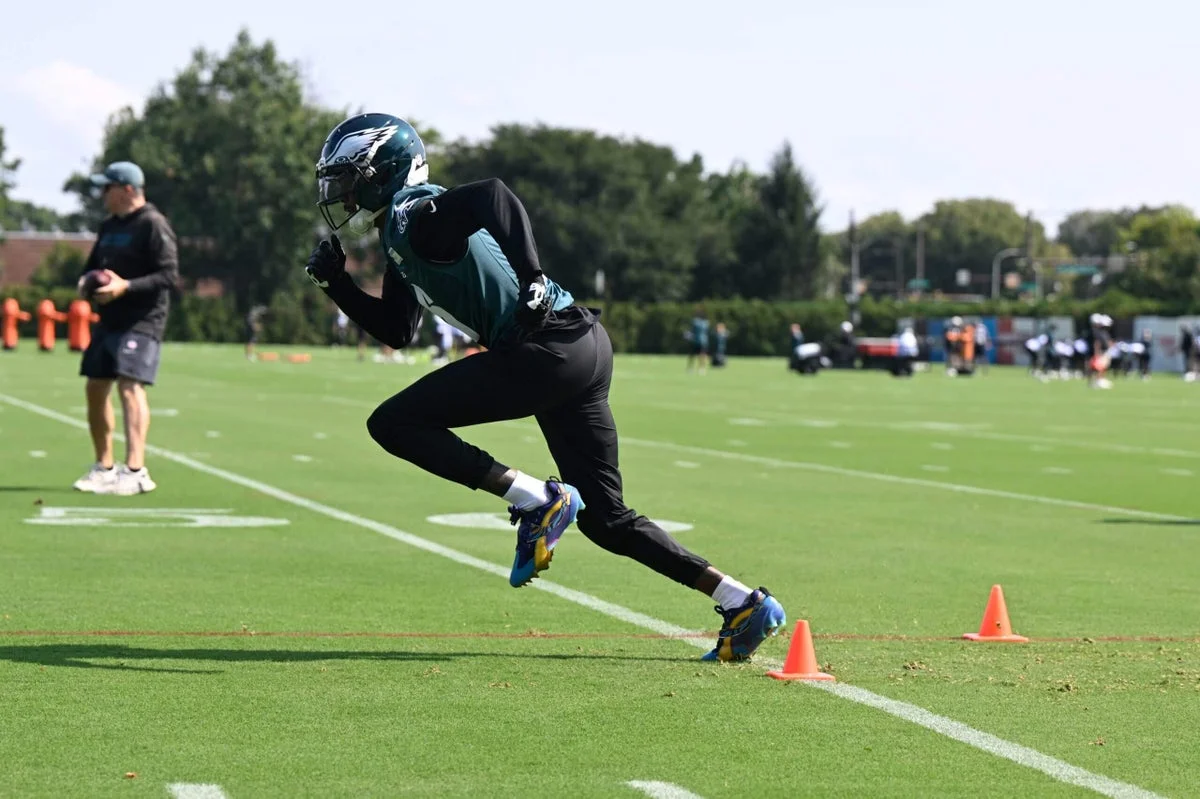 Eagles' crowded WR room takes center stage in 53-man roster projections