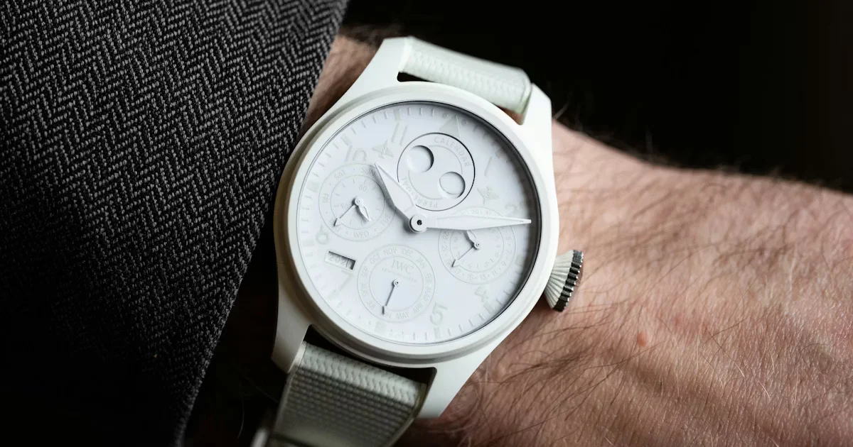 IWC Unveils Luminescent Ceralume Big Pilot Perpetual Calendar