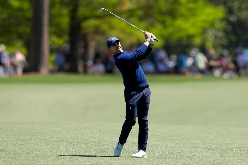 McIlroy grabs early Masters lead as DeChambeau and Rahm scramble to survive