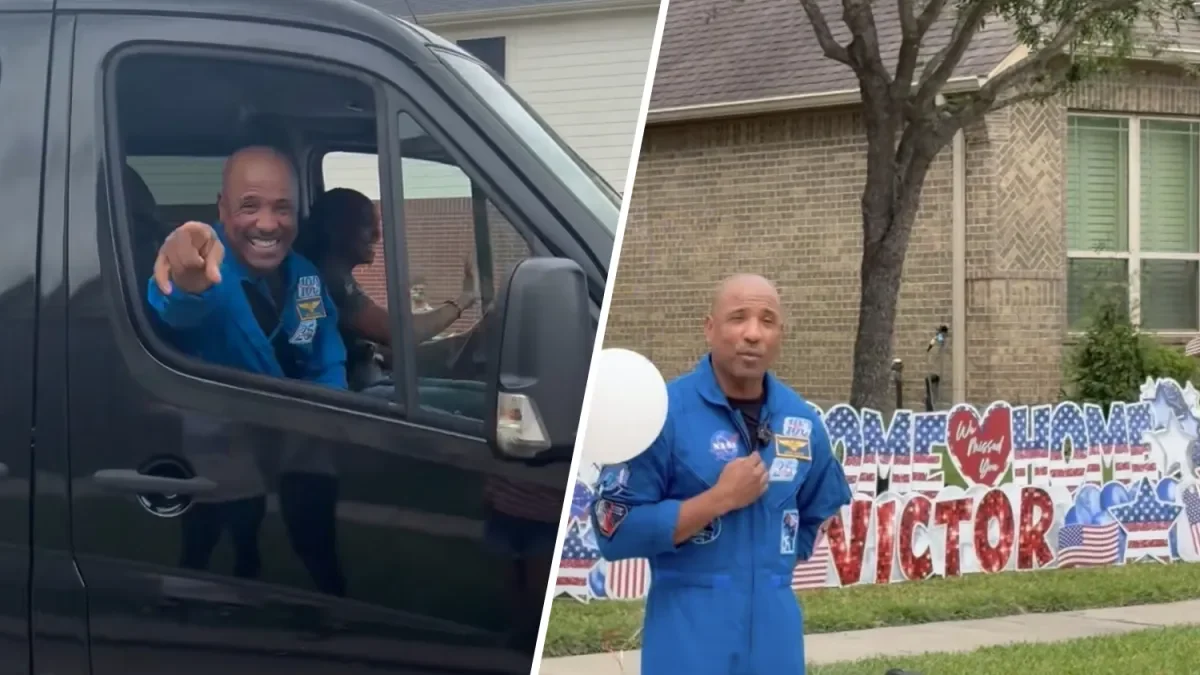 Victor Glover Returns Home, Urges Neighbors to Be More